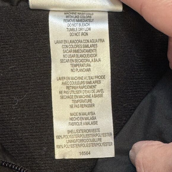 Vintage 90s Adidas Black Windbreaker Track Jacket - Women’s Medium - Picture 3 of 12